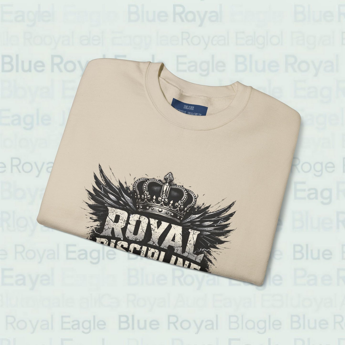 Royal Discipline Crewneck Sweatshirt – "Stay Relentless" Motivational Pullover