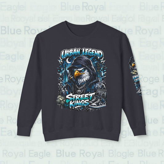 Street Kings Eagle Crewneck Sweatshirt — "Urban Legend" Graphic