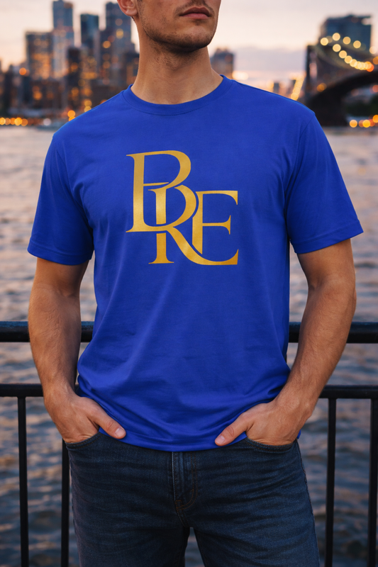 Elite Streetwear Tee — Blue Royal Eagle