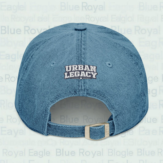 Embroidered ‘Urban Legacy’ Denim Hat — Classic Streetwear Baseball Cap