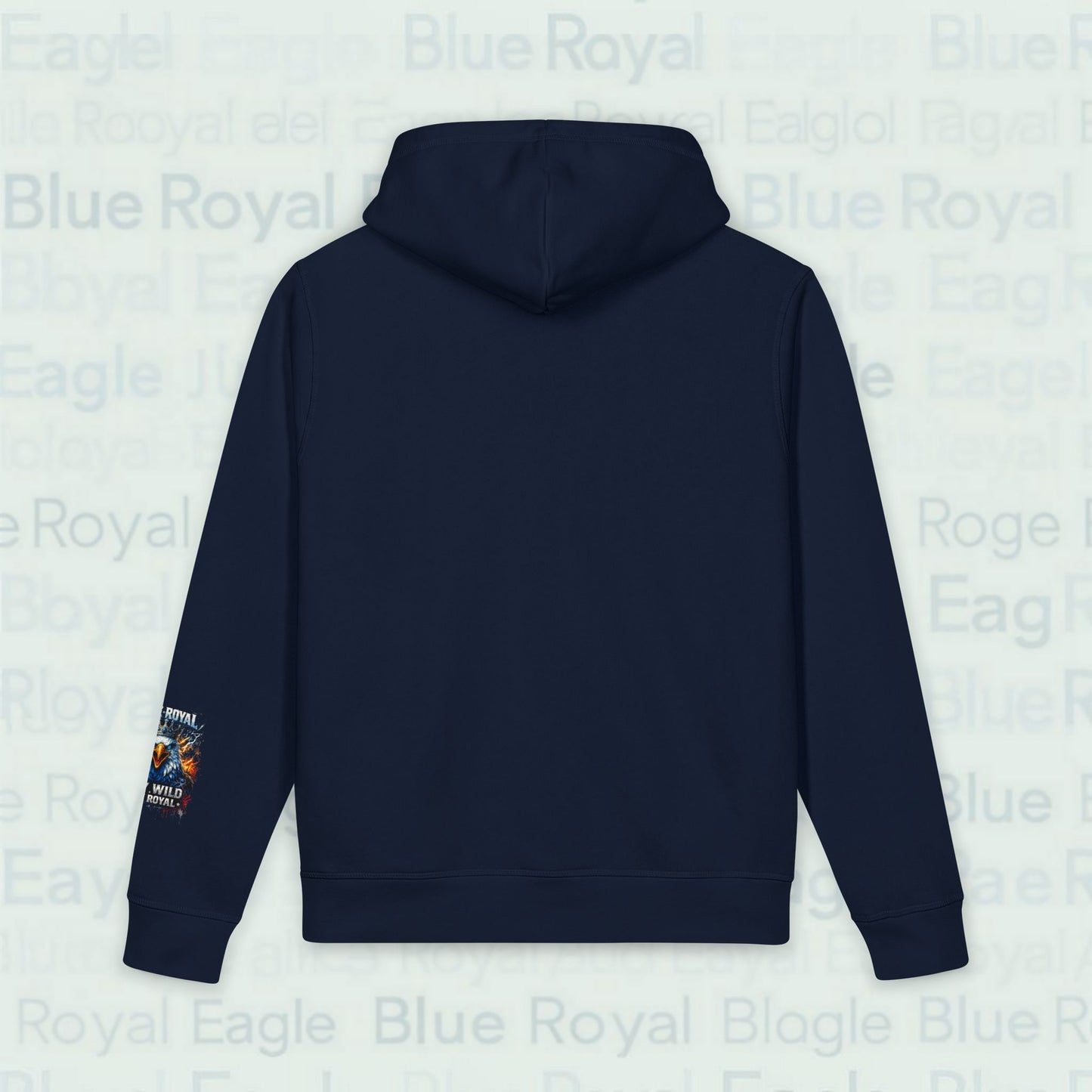Premium organic patriotic eagle flag hoodie — "Stay True, Stay Loyal" Pullover