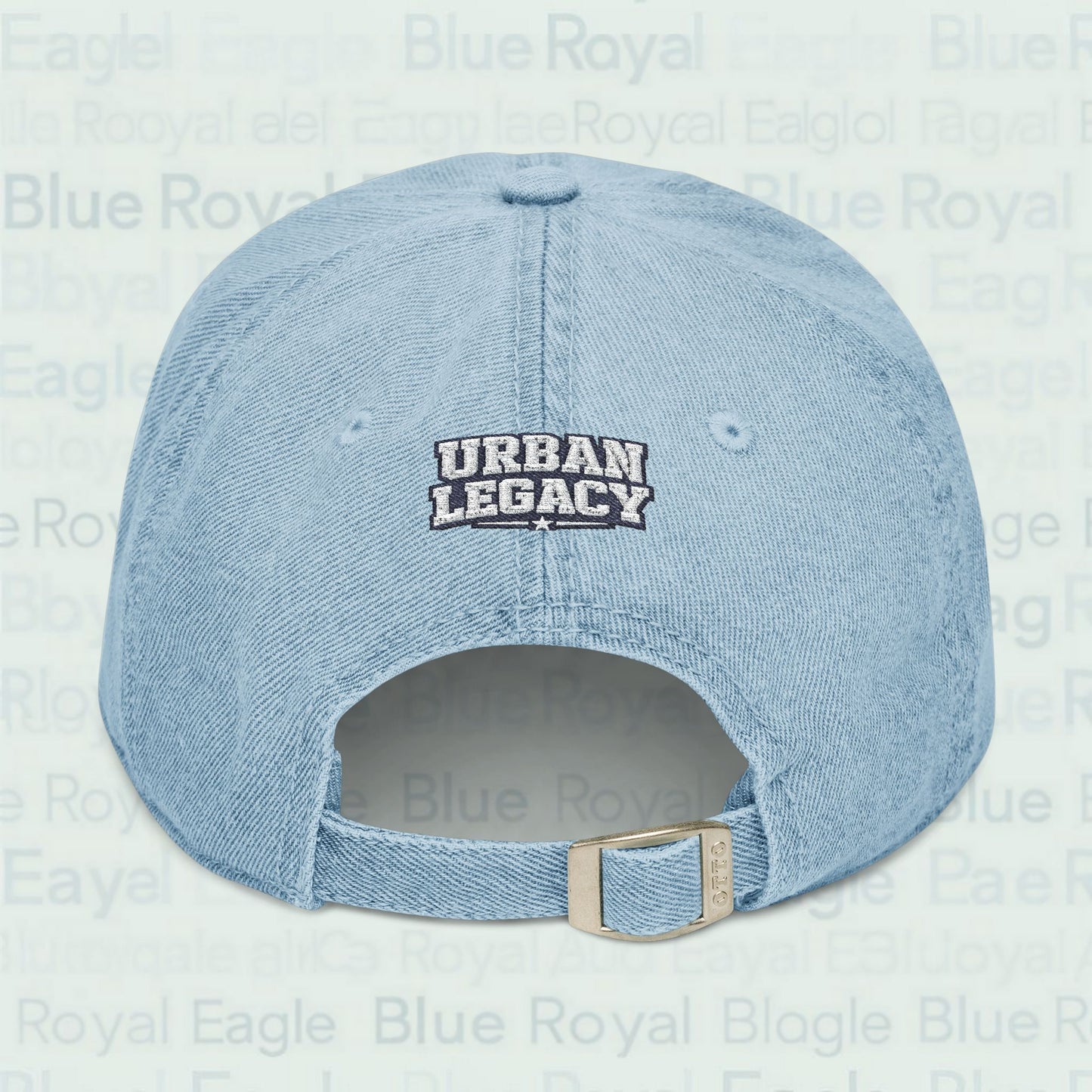 Embroidered ‘Urban Legacy’ Denim Hat — Classic Streetwear Baseball Cap