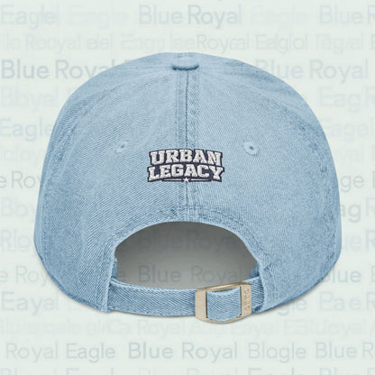 Embroidered ‘Urban Legacy’ Denim Hat — Classic Streetwear Baseball Cap