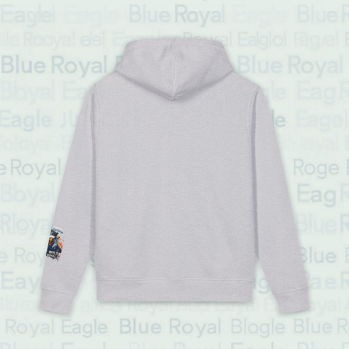 Premium organic patriotic eagle flag hoodie — "Stay True, Stay Loyal" Pullover