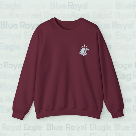 BRE Signature Drop Crewneck Sweatshirt _ Embroidery logo | Wear The Eagle Mindset