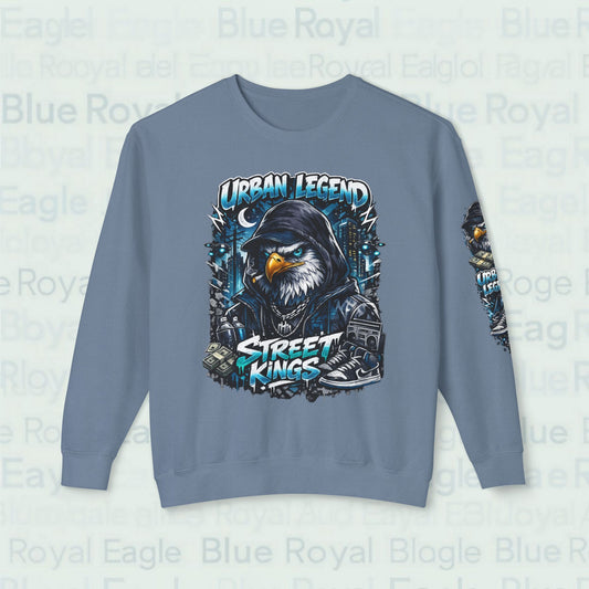 Street Kings Eagle Crewneck Sweatshirt — "Urban Legend" Graphic